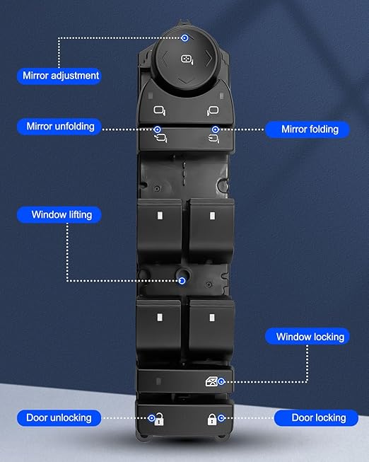 15906883 Power Master Control Window Switch Fit - Image 4