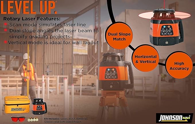 Johnson Level & Tool 99-028K Electronic Self-Leveling Dual Slope - Image 7