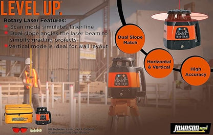 Johnson Level & Tool 99-028K Electronic Self-Leveling Dual Slope - Image 7