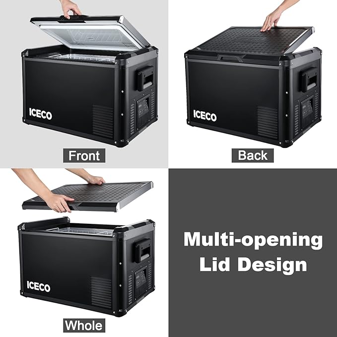 ICECO VL45 ProS Portable Refrigerator, Dual USB & DC 12/24V, AC 110-240V - Image 4