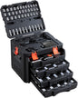 VEVOR Mechanics Tool Set, 256-Piece Mechanic Tool Kit, 1/4 in, 3/8 in, and 1/2 by VEVOR