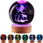 sea Turtle Crystal Ball Lamp, Lifelike 3D Turtle Night Light, 16 Colors by Conalisk