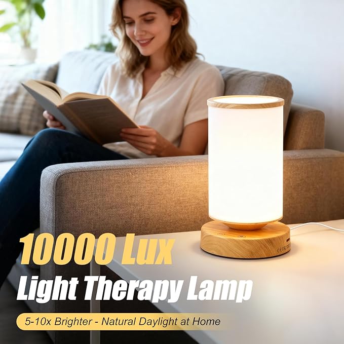 Qiuxunies Light Therapy Lamp 10000 Lux, Sunlight Lamp - Image 2