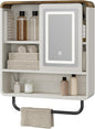 QUW Bathroom Wall Cabinet with Sliding Mirror Door, Modern Medicine Cabinet by QUW