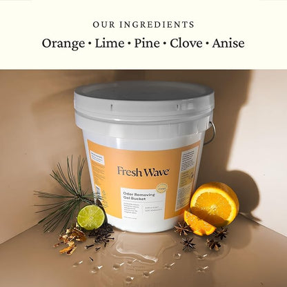 Fresh Wave Odor Removing Gel Bucket, 15.5 lb. | Orange Scent Refill - Image 2