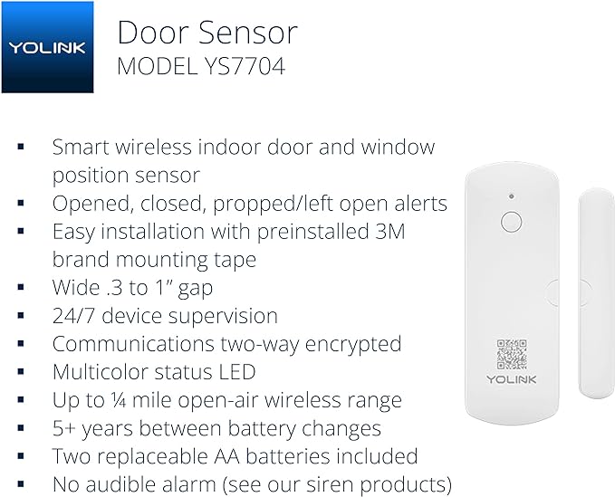 YoLink LoRa Smart Door Sensor Starter Kit: SpeakerHub Audio Hub & Door Sensor - Image 2