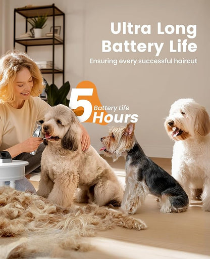 oneisall Dog Grooming Clippers for Thick Heavy Coats, Low Noise Cordless Dog - Image 3