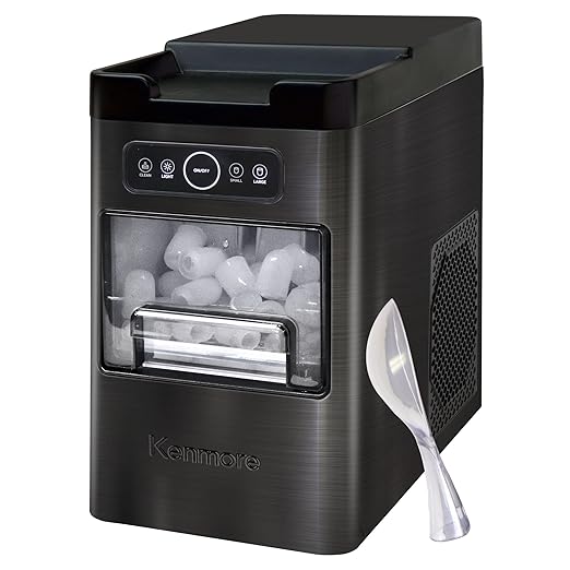 Kenmore Front Load Ice Maker – Maquina para Hacer Hielo en Casa, Nugget Ice by Koolatron