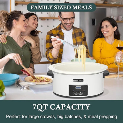 HOMECOOKIN 7-Quart Programmable Slow Cooker - Image 7