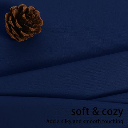 JIUZHEN Navy Blue Blackout Curtains - Image 8