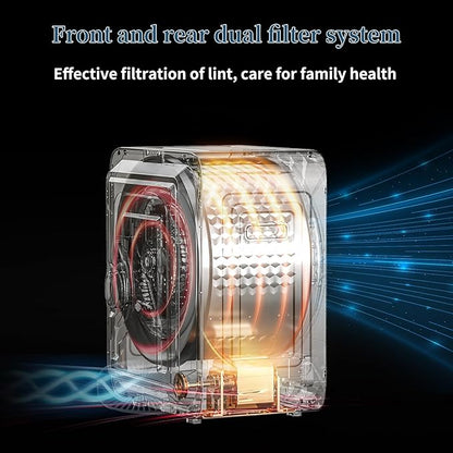 Zynkez Portable Clothes Dryer, 110V Electric Compact Laundry Dryer - Image 6