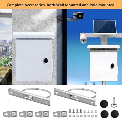 Outdoor Electrical Box 16'' x 12'' x 8'' One-Piece Ventilation Design - Image 6