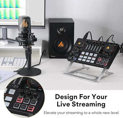 MAONO Audio Interface, MaonoCaster 10-Channel Podcast mixer - Image 8
