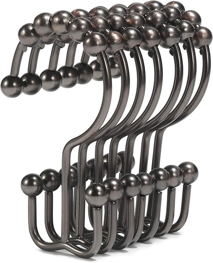 Shower Curtain Hooks, Goowin Shower Curtain Rings, Stainless Steel Shower by Goowin