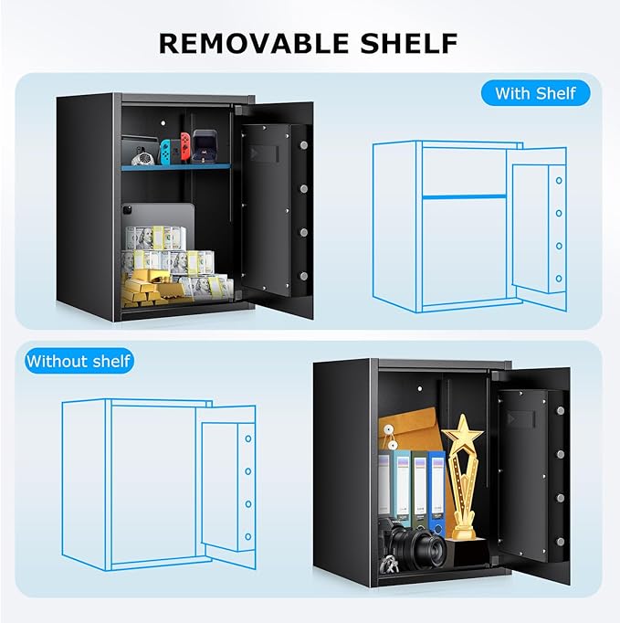 Bonsaii Large Safe Box 2.5 Cubic Feet - Image 4