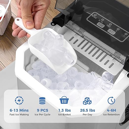 COSTWAY Countertop Ice Maker - Image 5