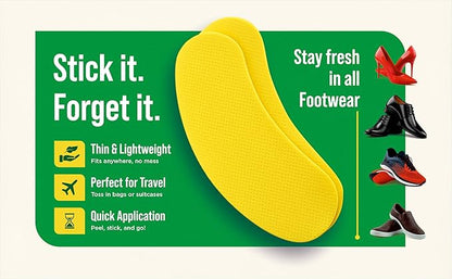 Natural Shoe Deodorant Stickers, Odor Remover Patches - Image 7