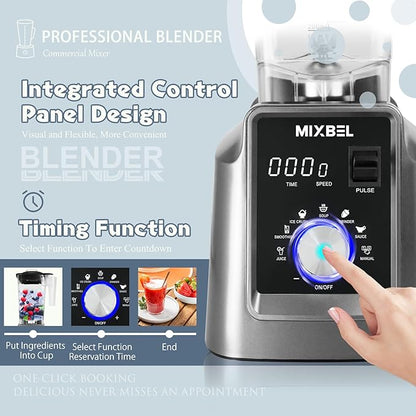 Professional Blenders for Kitchen 2200W High-Powered Blender for Smoothies - Image 2