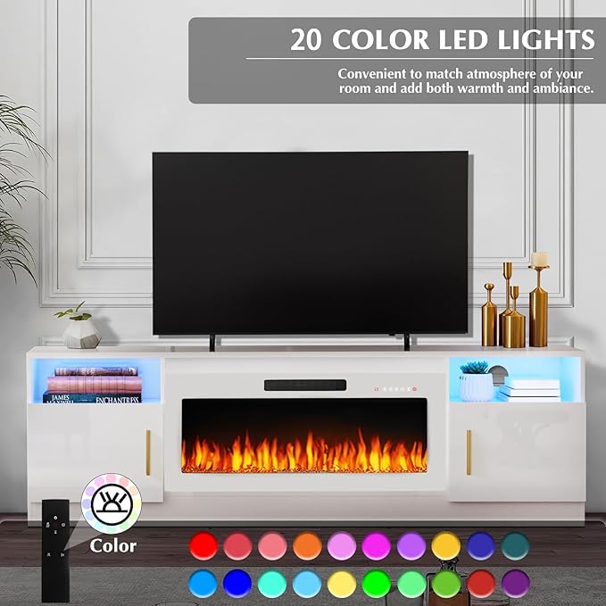 Lemberi Fireplace tv Stand - Image 4