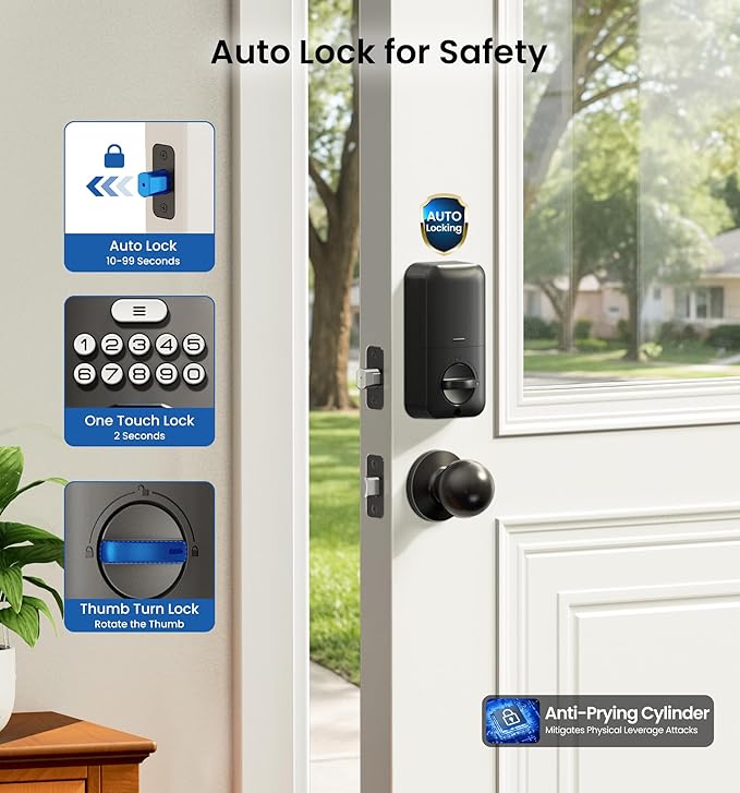 Veise Fingerprint Door Lock - Image 4