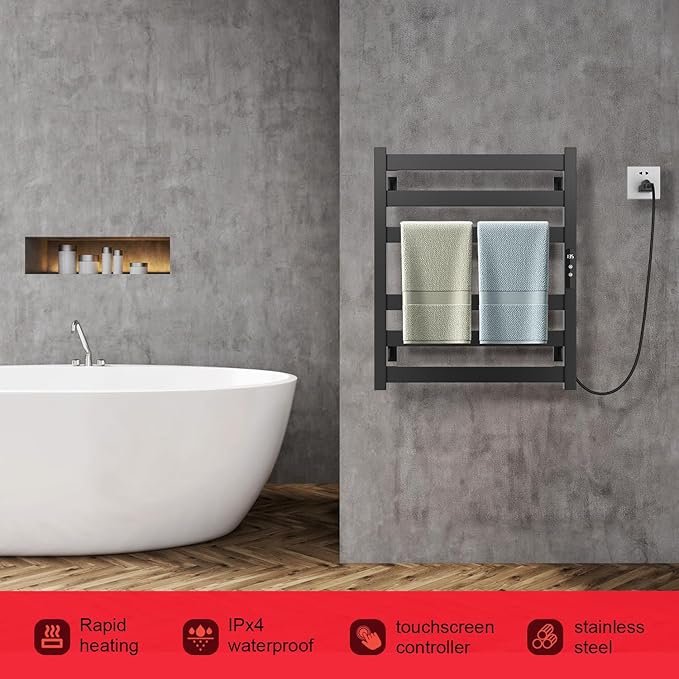 Towel Warmer, Stainless Steel Towel Warmer Rack - Image 2