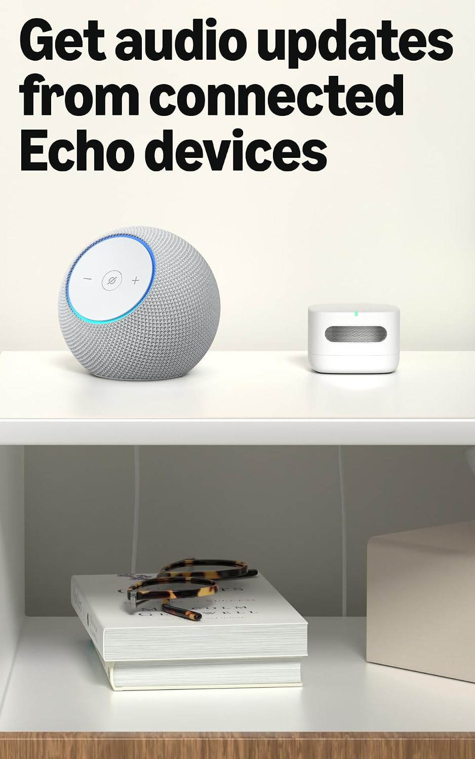 Amazon Smart Air Quality Monitor, Detects temperature, humidity, carbon monox...