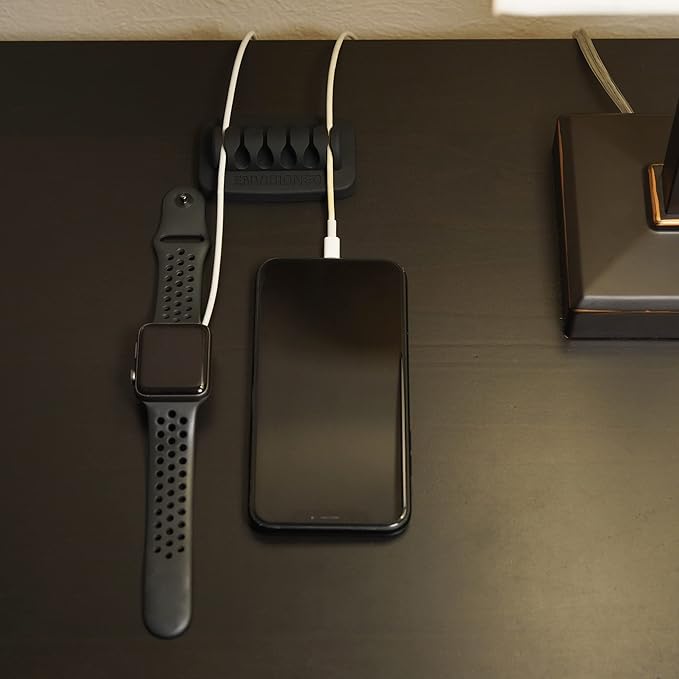 Desktop Cable Organizer, Eco-Friendly Silicone, No Bad Smell, Bundled - Image 4