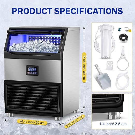 Commercial Ice Maker Machine, 350Lbs/24H - Image 5