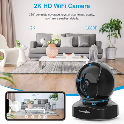 Wireless Security Camera, IP Camera 1080P HD Wansview, WiFi Home Indoor Camera - Image 3