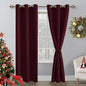 Hiasan Blackout Curtains for Bedroom, 42 x 84 Inches Long by Hiasan