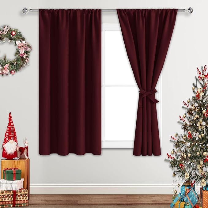 JIUZHEN Blackout Curtains for Bedroom by JIUZHEN