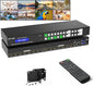 MT-VIKI 4K HDMI Matrix Switch 8X8 w/Web GUI & 3.5mm Stereo Audio Extraction by MT-VIKI