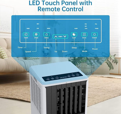 8, 000 BTU Portable Air Conditioner, Smart Control, Cools Up to 350 Sq. Ft. - Image 4