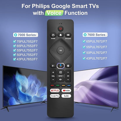 Voice Remote Control for Philips-TV-Remote-Replacement, for Philips Google - Image 2