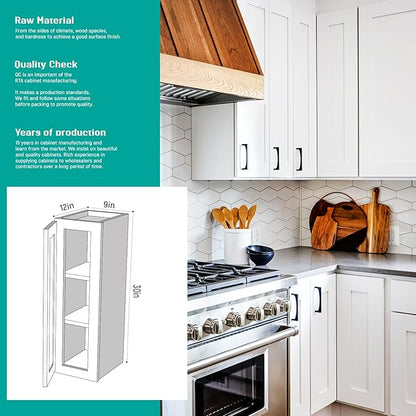 Wall Kitchen Cabinets, RTA Cabinets, Wall Mounted, RTA Upper Cabinet, Modern - Image 3
