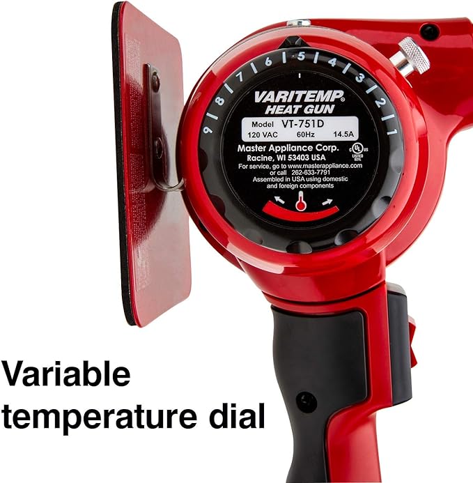 Master Appliance VT-751D Industrial Heat Gun, Quick Change Plug-In Heating - Image 3