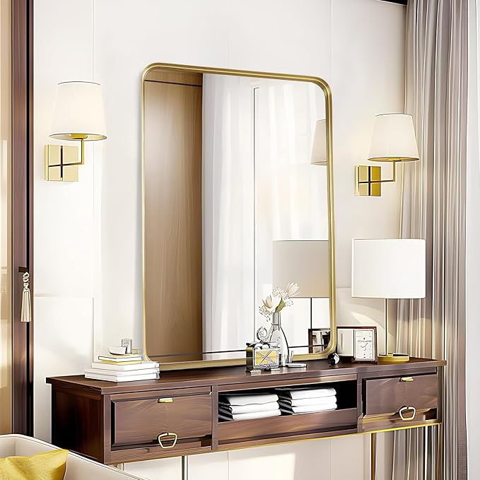 Fabuday Gold Mirror Bathroom Wall - Image 7