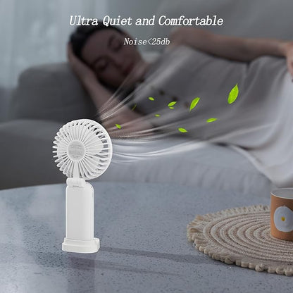 GOCKERA Portable Fan, 4200mAh Battery Operated Fan, 5 Speeds&Digital Display - Image 6