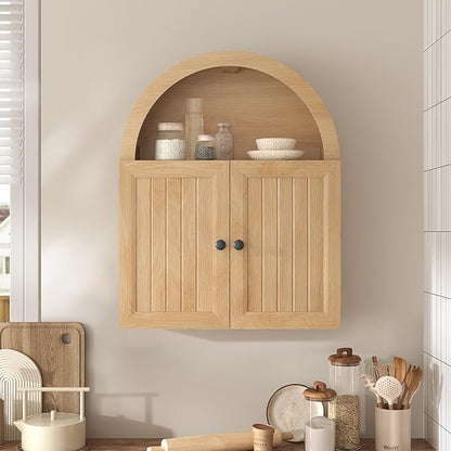Arched Bathroom Wall Cabinet, 23.6 x 30.3'' Over The Toilet Cabinet - Image 9
