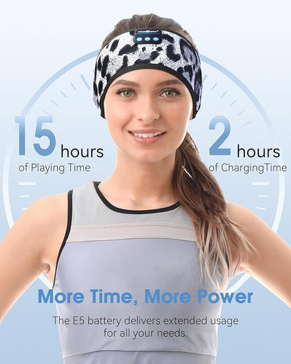 MUSICOZY Sleep Headphones Bluetooth 5.4 Headband, Wireless Music Sleeping Eye - Image 4