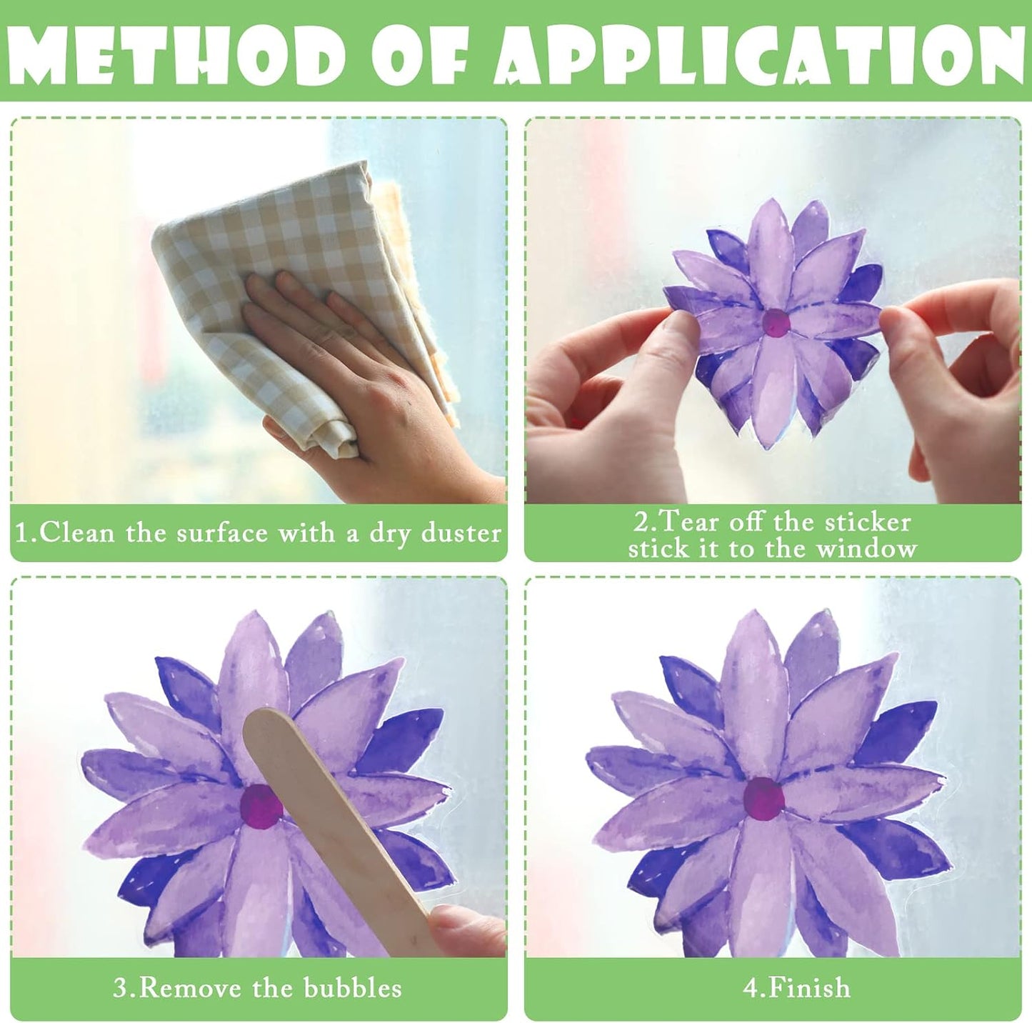 Yexiya 99 Pcs Summer Window Clings Flower Butterfly Window Decals for Glass Colorful PVC Reusable Spring Stickers for Summer Home Classroom Party Kids Room Decor(Cute Style)
