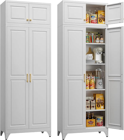 Kitchen Pantry Storage Cabinets, Utility Kitchen Cupboard, Large Steel Cabinets by MetalMax