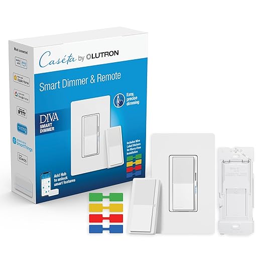 Lutron Diva Smart Dimmer Light Switch 3-Way Kit by Lutron