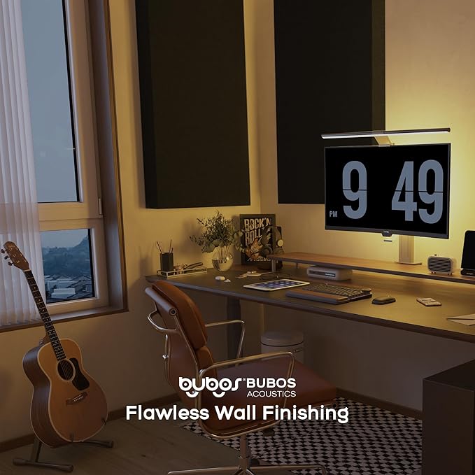 BUBOS 2 PCS Fabric Acoustic Panels, 47.2''x23.7'' Decorative Sound Dampening - Image 6