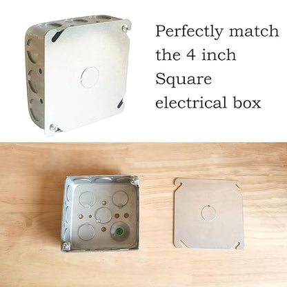 4 Packs Square Electrical Box Cover - Image 3