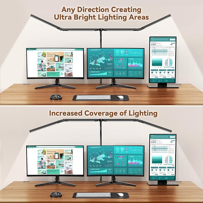 Pzloz Led Desk Lamps for Home Office - Image 2