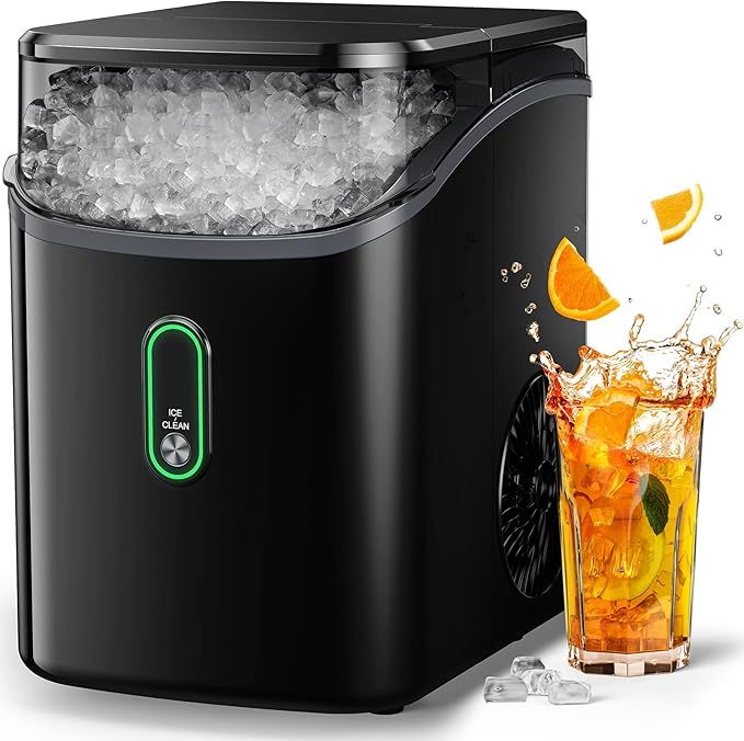 Silonn Nugget Ice Maker Countertop, Pebble Ice Maker by Silonn