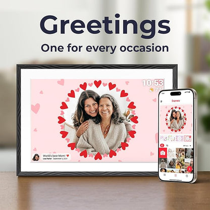 Digital Picture Frame, 10.1'' Frameo Digital Frame Wifi, 32GB Memory, 1280*800 - Image 8