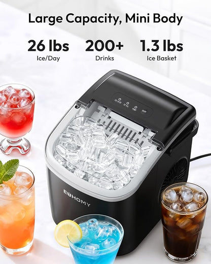 EUHOMY Countertop Ice Maker Machine - Image 3
