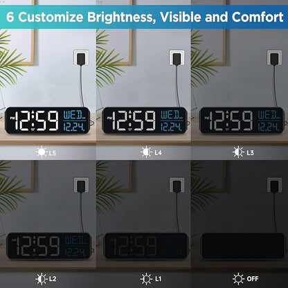Peakeep Large Display Digital Alarm Clock - Image 3